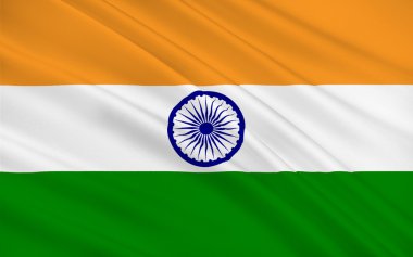 Flag of India clipart