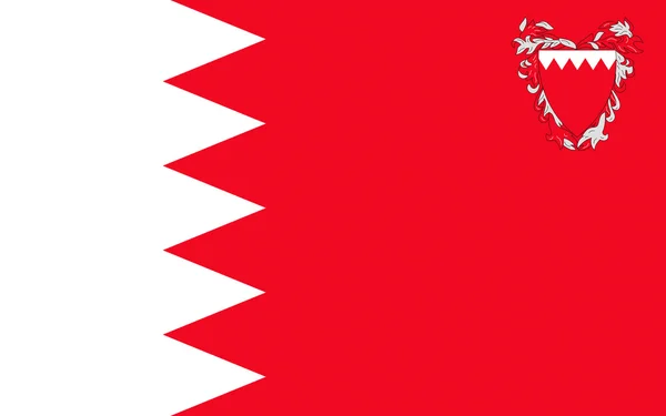 Flag of Bahrain — Stock Photo, Image