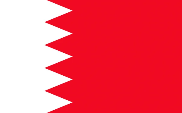 Vlag van Bahrein (Bahrain) — Stockfoto