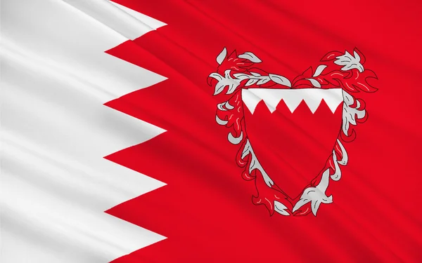 Bandera de Bahrain — Foto de Stock