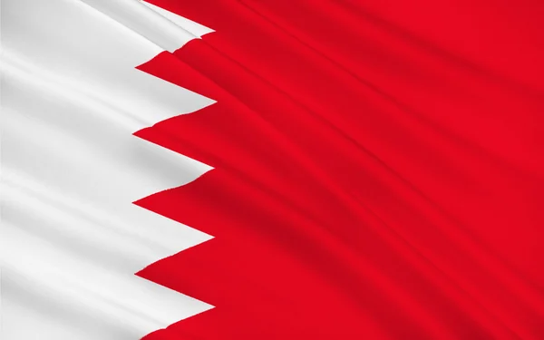 Bandera de Bahrain — Foto de Stock