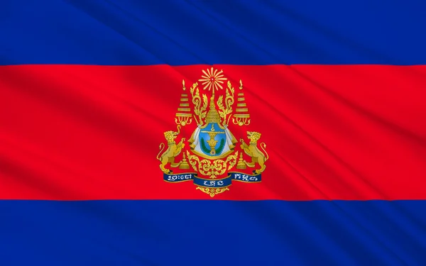 Vlag van Cambodja — Stockfoto