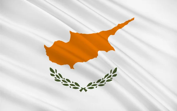 Vlag van cyprus — Stockfoto