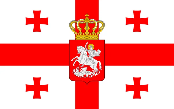 조지아의 국기 — 스톡 사진