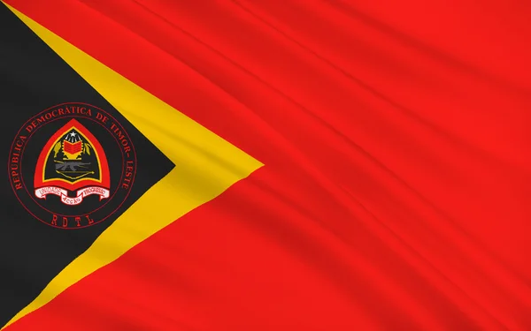 Vlag van Oost-Timor — Stockfoto