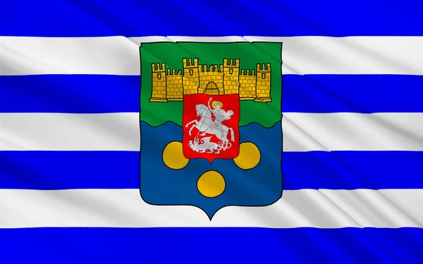 Flagge der autonomen Republik Adscharien, Georgien — Stockfoto