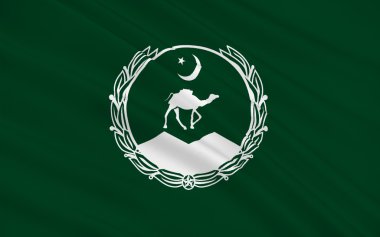 Flag of Balochistan, Pakistan clipart