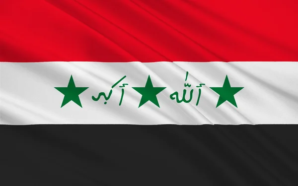 Flagge des Irak — Stockfoto