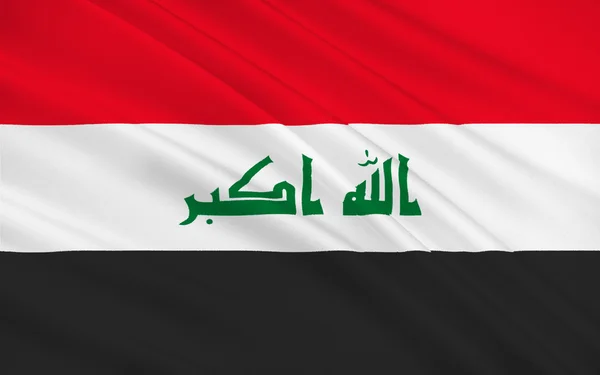 Drapeau de l'Irak — Photo