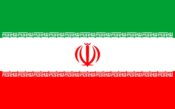 Vlag van Iran — Stockfoto