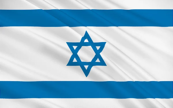 Flagge Israels — Stockfoto