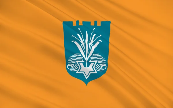 Flagge von Netanya, Island — Stockfoto
