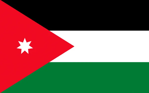 Flag of Jordan — Stock Photo, Image