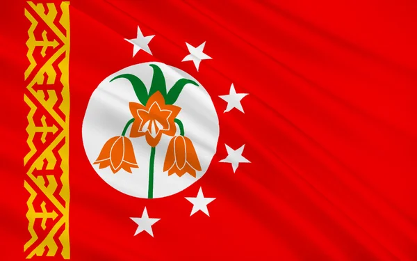 Flag of Batken Region, Kyrgyzstan — Stock Photo, Image