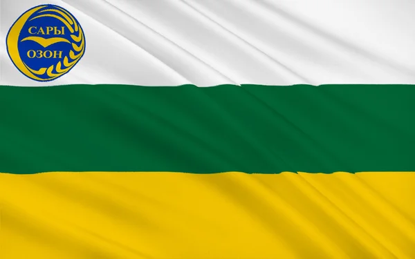 Флаг Чуйской области — стоковое фото