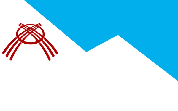 Vlag van Osh, Kyrgyzstan — Stockfoto