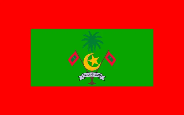 Σημαία των Μαλδίβων — Φωτογραφία Αρχείου