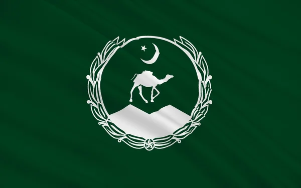 Vlajka Balúčistán, Pákistán — Stock fotografie