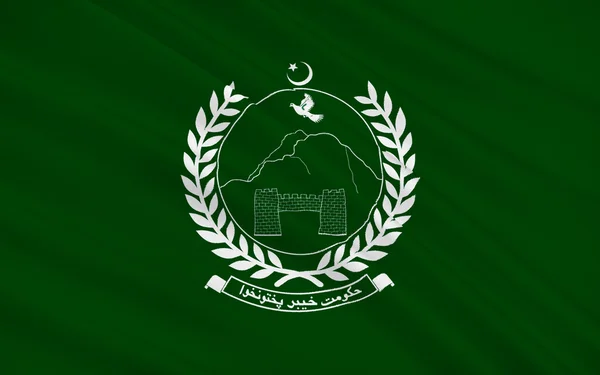 Σημαία της Khyber Pakhtunkhwa, Πακιστάν — Φωτογραφία Αρχείου