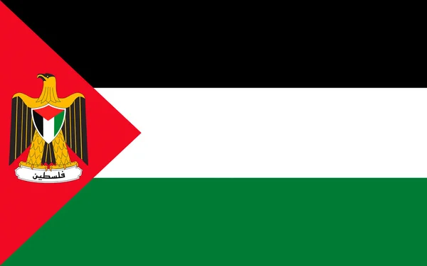 Vlajka Palestiny — Stock fotografie