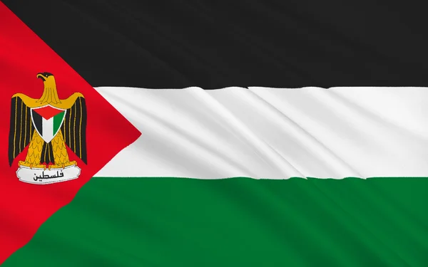 Flagge von Palestin — Stockfoto