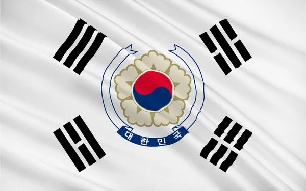 Vlag van Zuid-Korea — Stockfoto