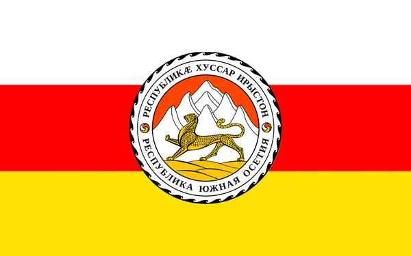 Flag of South Ossetia — Stock Photo, Image