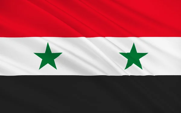 Flagge von Syrien — Stockfoto