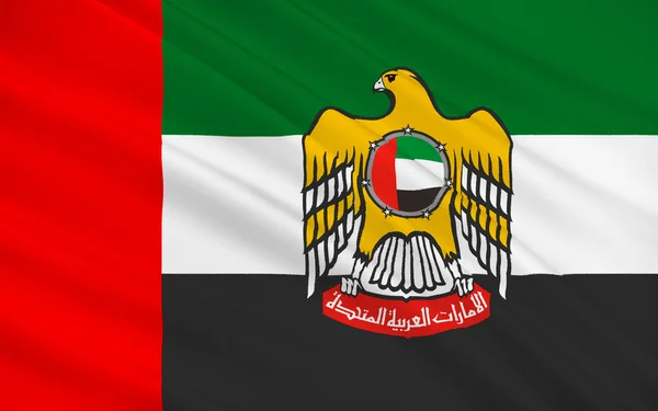 Flagge der Vereinigten Arabischen Emirate — Stockfoto