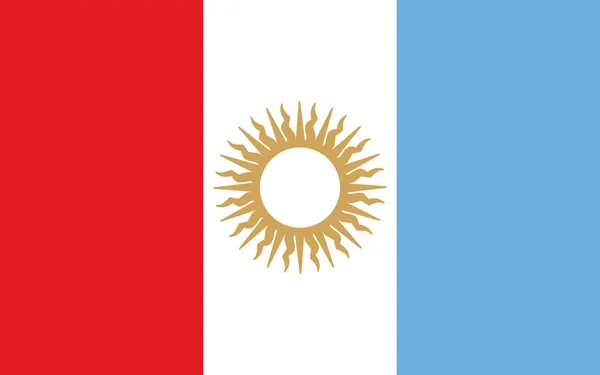 Σημαία της Κόρδοβα είναι μια επαρχία στην Αργεντινή — Φωτογραφία Αρχείου