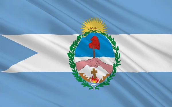 Flag of Corrientes is a province in Argentina — Stock Photo, Image