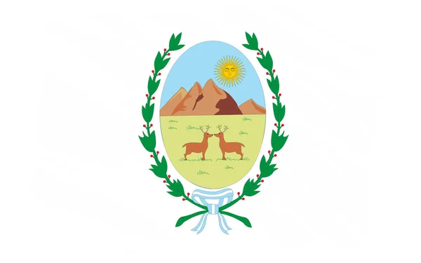 Flaga San Luis jest prowincją w Argentynie — Zdjęcie stockowe