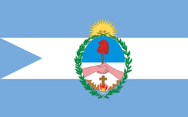 Drapeau de Corrientes est une province d'Argentine — Photo