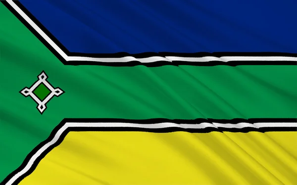 Vlajka amapa, Brazílie — Stock fotografie