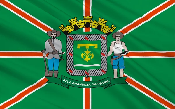 Flagge von Goiania in Goias, Brasilien — Stockfoto