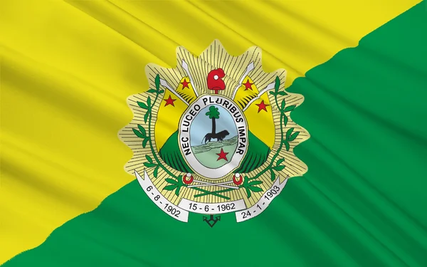 Bandera de Acre en Brasil —  Fotos de Stock