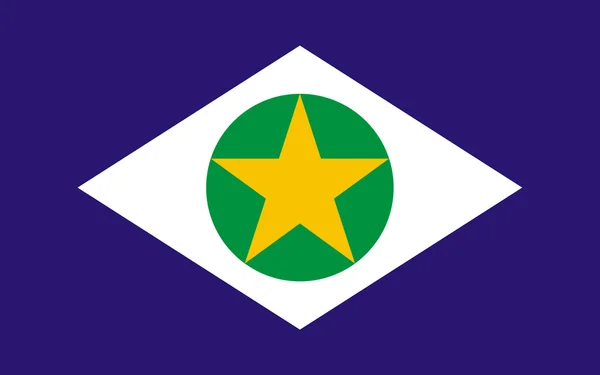 Bandera de Mato Grosso, Brazil —  Fotos de Stock