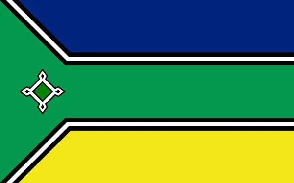 Vlag van Amapá, brazil — Stockfoto