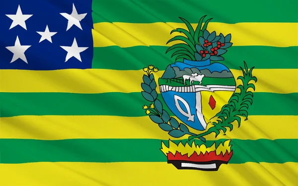 戈亚斯，巴西的国旗 — 图库照片