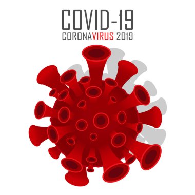 Yeni Coronavirus enfeksiyonu covid-19 2019-ncov. Vektör illüstrasyonu