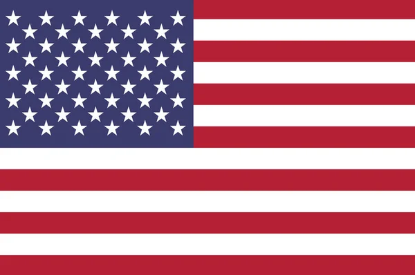 Vlag Van Verenigde Staten Van Amerika Een Land Voornamelijk Gelegen — Stockfoto