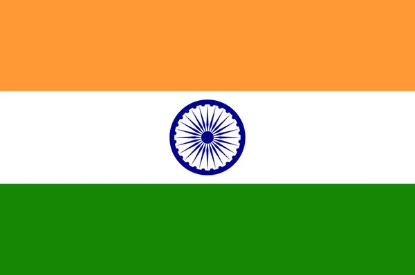 인도의 Flag India 남아시아의 국가이다 — 스톡 사진