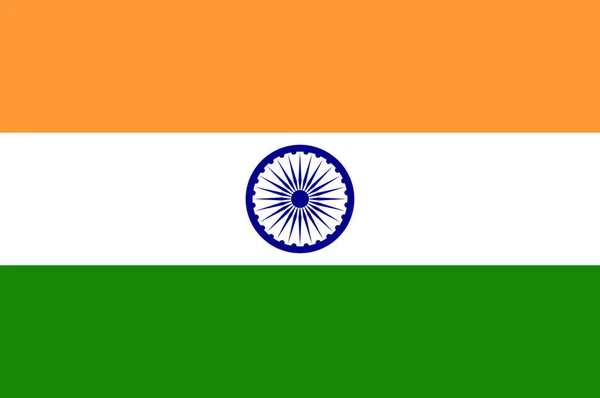 인도의 Flag India 남아시아의 국가이다 일러스트 — 스톡 벡터