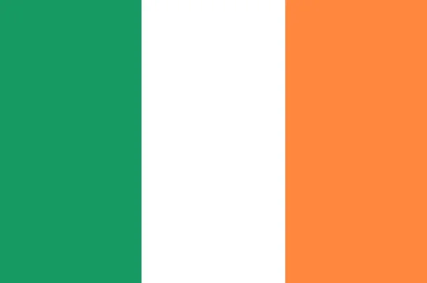 Vlag Van Ierland Een Land Noordwest Europa Illustratie — Stockfoto