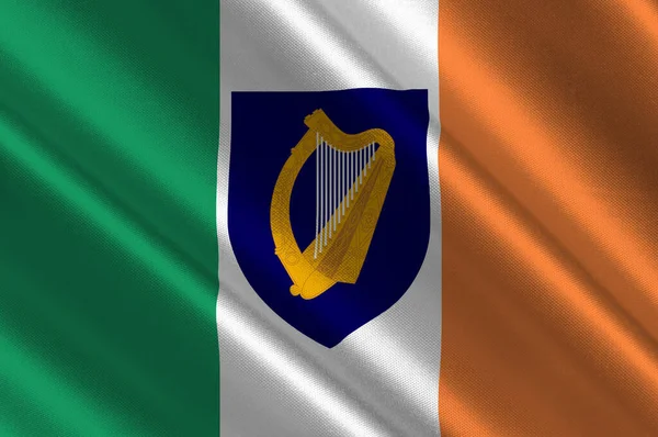 Drapeau Irlande Est Pays Europe Nord Ouest Illustration — Photo