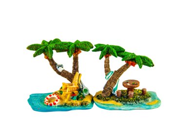 Heykelciği - deniz kıyısında dinlenme