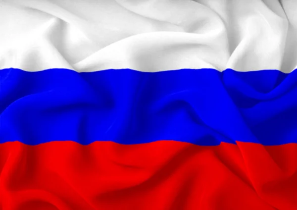 Vlag van Rusland — Stockfoto