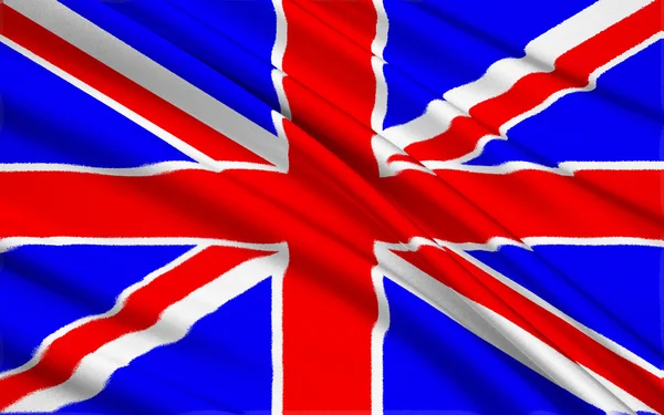 Britse nationale vlag — Stockfoto