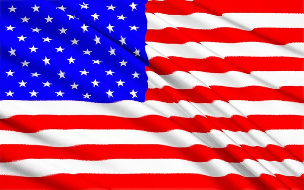 Amerykańskie gwiazdy i paski flaga tło — Zdjęcie stockowe