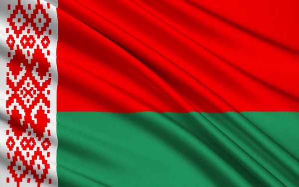 Vlag van Belarus — Stockfoto